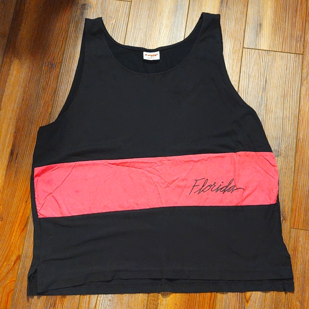 Men's Vintage 80's Florida Tank Top - Sz XL